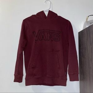 Vans maroon hoodie